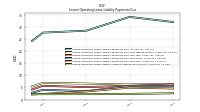 Lessee Operating Lease Liability Undiscounted Excess Amount