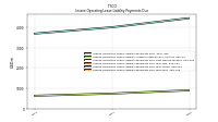 Lessee Operating Lease Liability Undiscounted Excess Amount